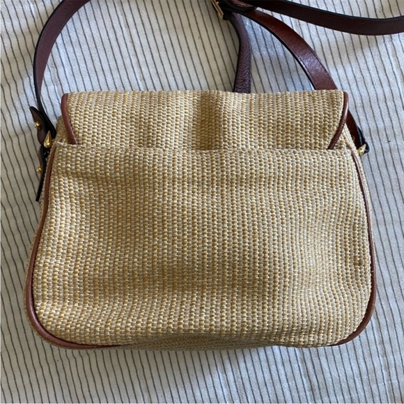 Etienne Aigner Tan and Brown Woven Women's Bag - Picture 3 of 7